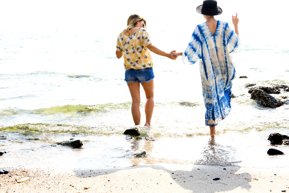 Walking On A Beach