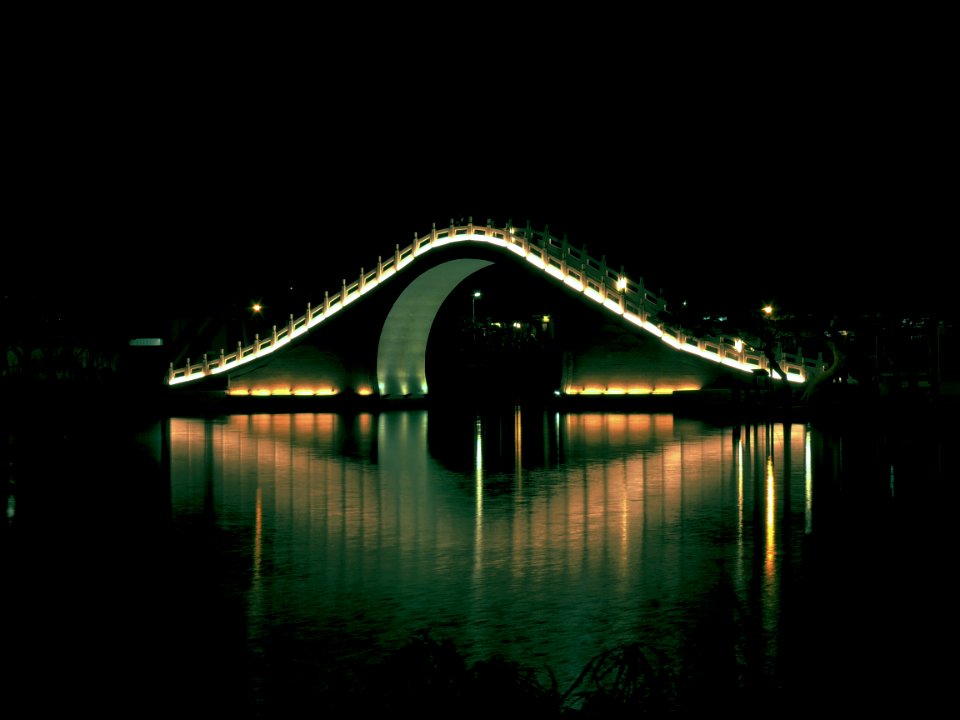 Bridge With Lights During Nightime