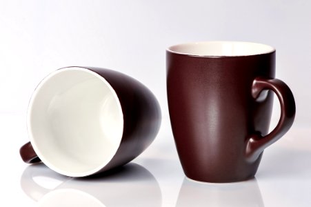 Brown And White Ceramic Mug photo