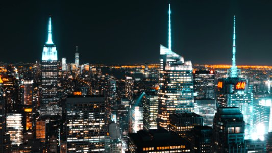 NYC Night Panorama photo