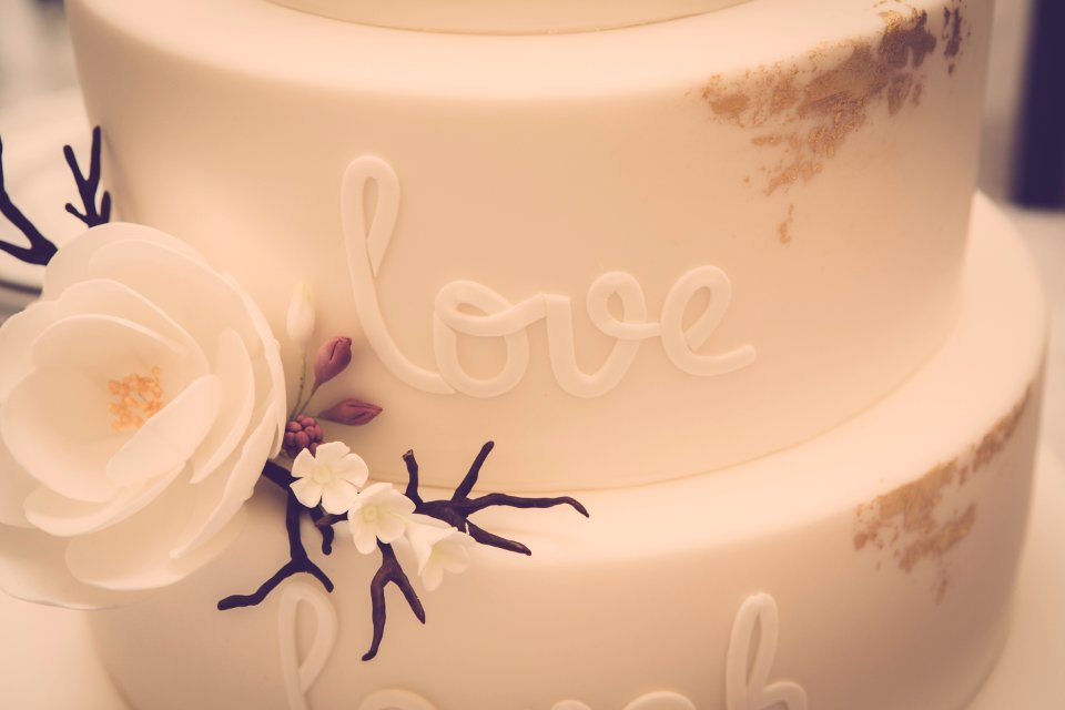 White Fondant Cake
