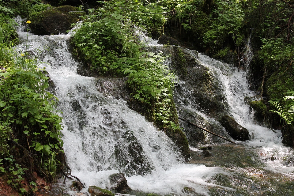 Waterfall stream nature