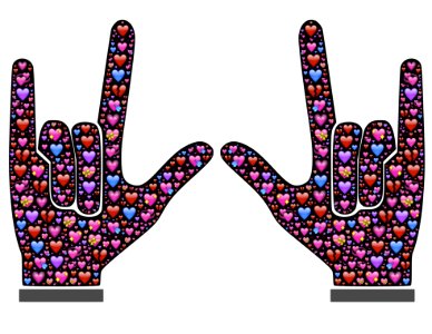 Purple Design Font Hand