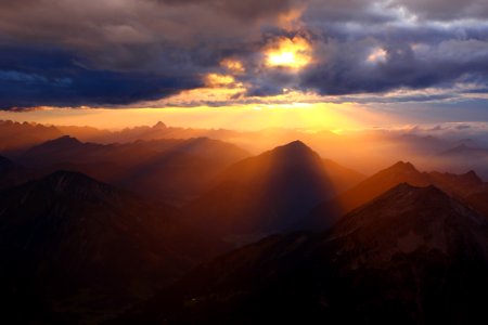 Sky Sunrise Ridge Highland