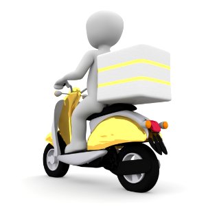 Motor Vehicle Yellow Scooter Vehicle