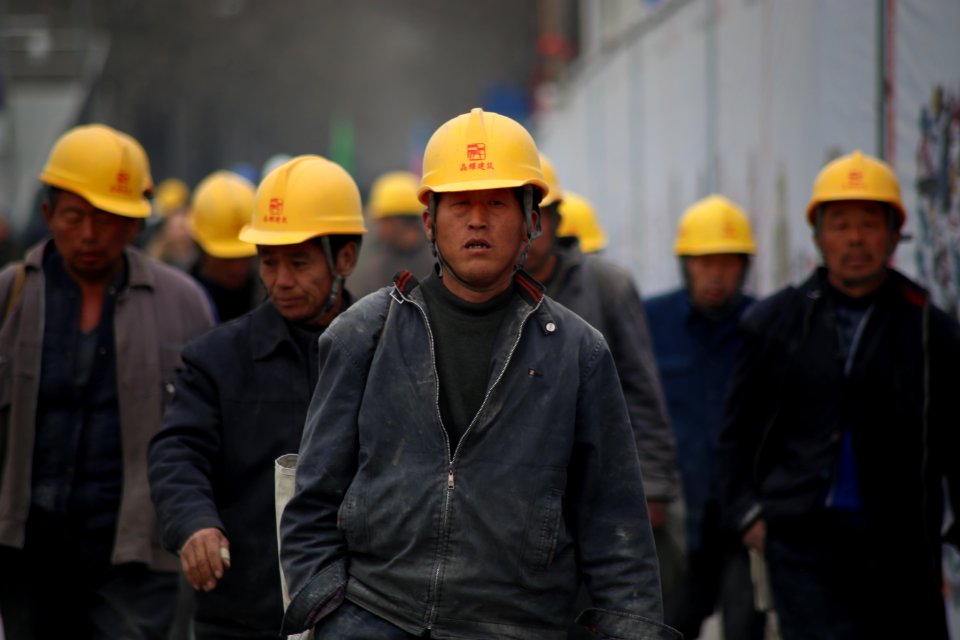 Laborer Construction Worker Blue Collar Worker Hard Hat photo