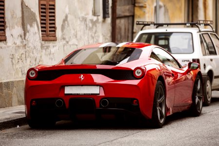 Ferrari 458 Back