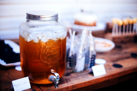 Ice Cold Drink Vintage Party Decorations Apple Cider photo