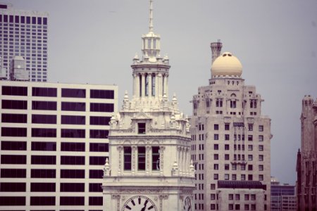 -Wrigley Building Chicago Architecture Skyline