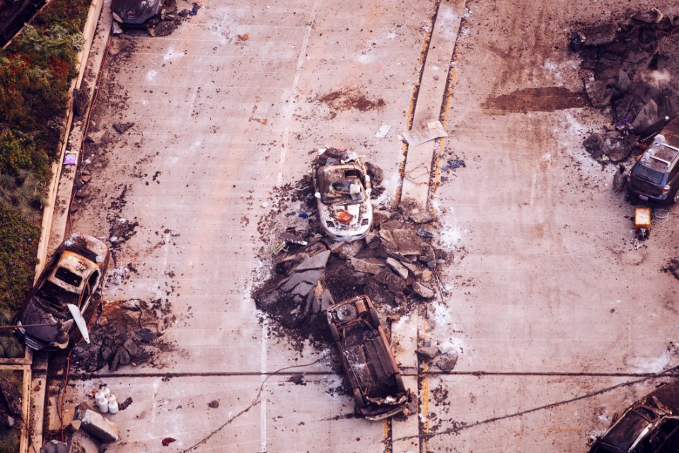 Car Crash Wreck Armageddon Explosion Chicago