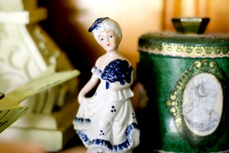 - Porcelain Figure Vintage British 17th Century Style