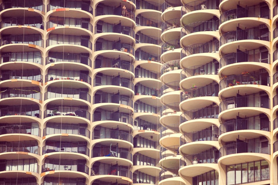 Downtown Chicago Marina City CornCob Sky Scrapers