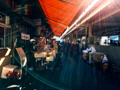 Sunlight Inside Covered Market