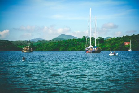Sailboats In W Ater
