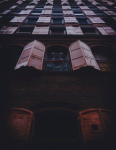 Windows On Building Exterior