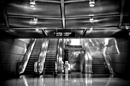 Escalators And Stairs