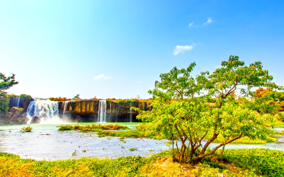 Waterfall In Countryside
