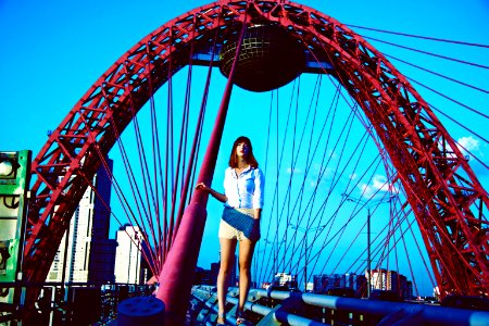 Tourist Visiting Moscow