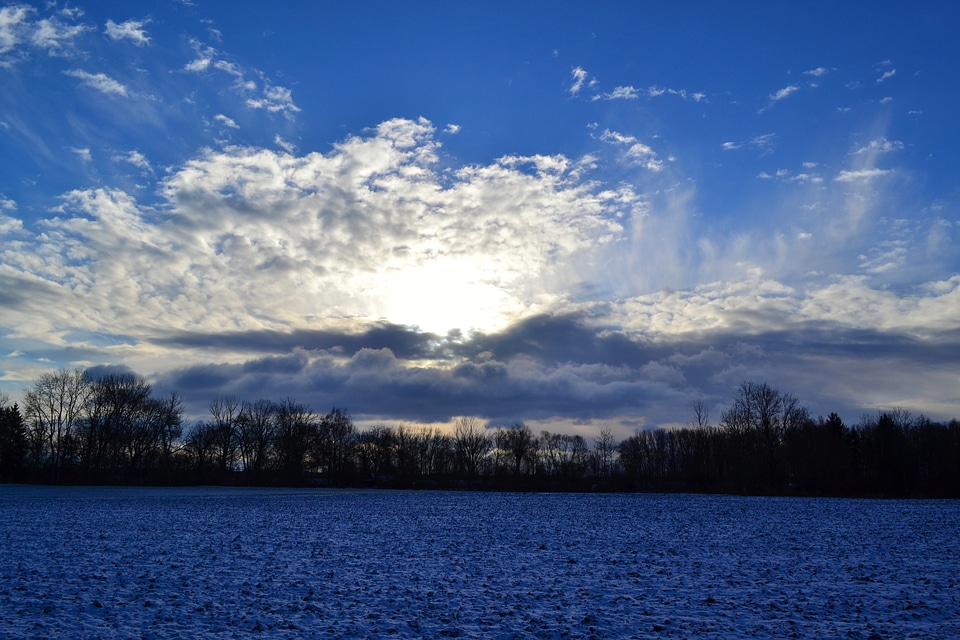 Clouds sky morning photo