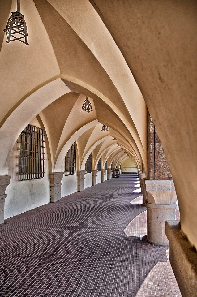 Building architecture portico