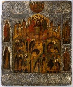 Unknown  Tuntematon  knd The Revelation Of Virgin Mary To Saint Alexander Of Svir  Neitsyt Marian Ilmestyminen Pyhittj