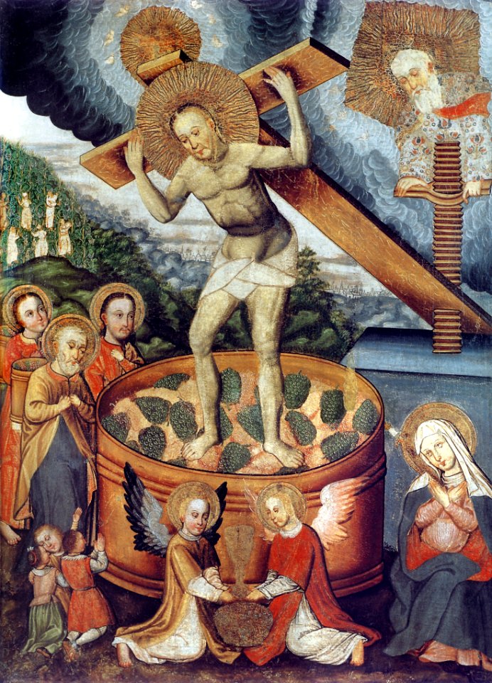 Textile Art Painting Religious Item