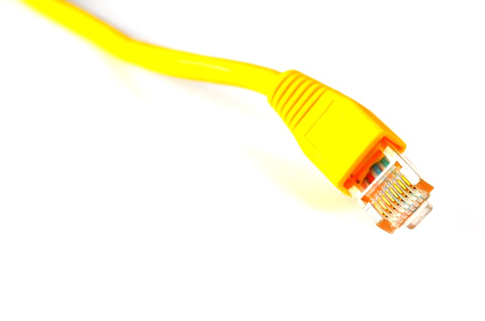Yellow Ethernet Cable
