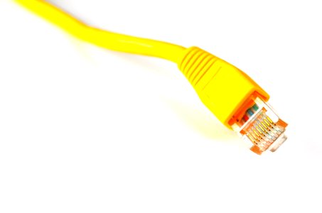 Yellow Ethernet Cable