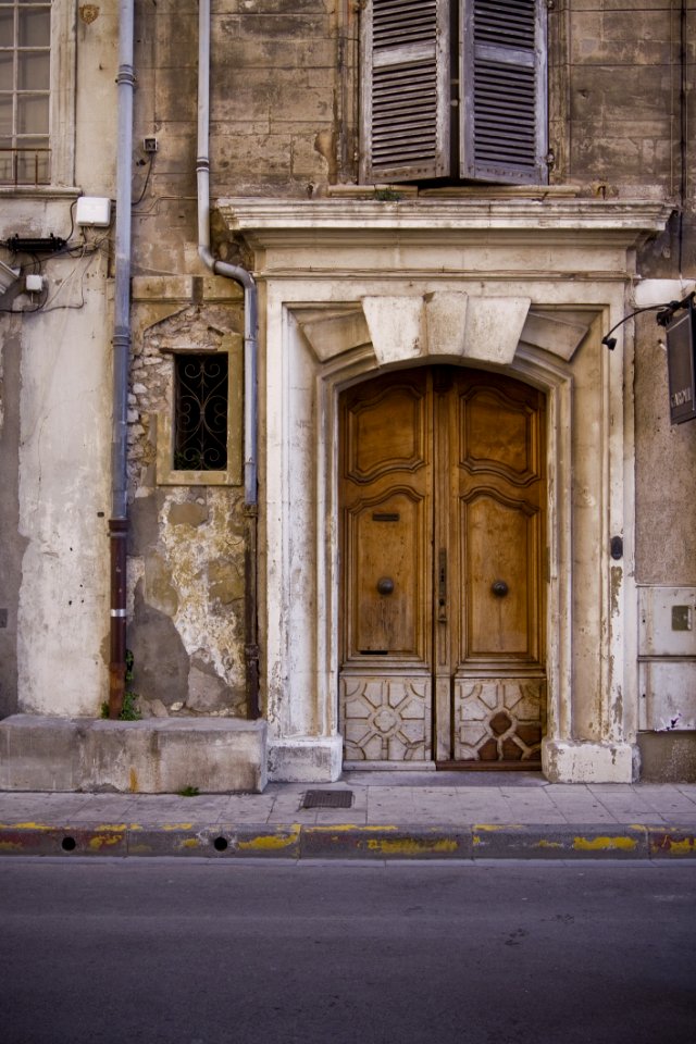 Vintage Entrance With Double Doors