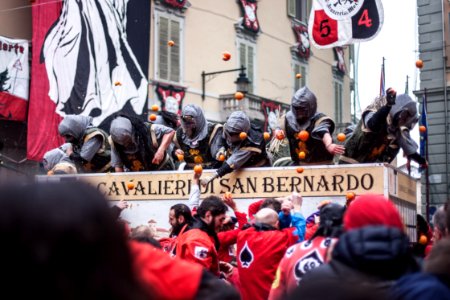 Oranges Battle Ivrea Carnival