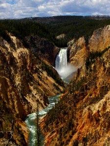 Yellowstone Park Lower Falls photo
