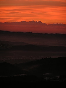 Horizon landscape alpine photo