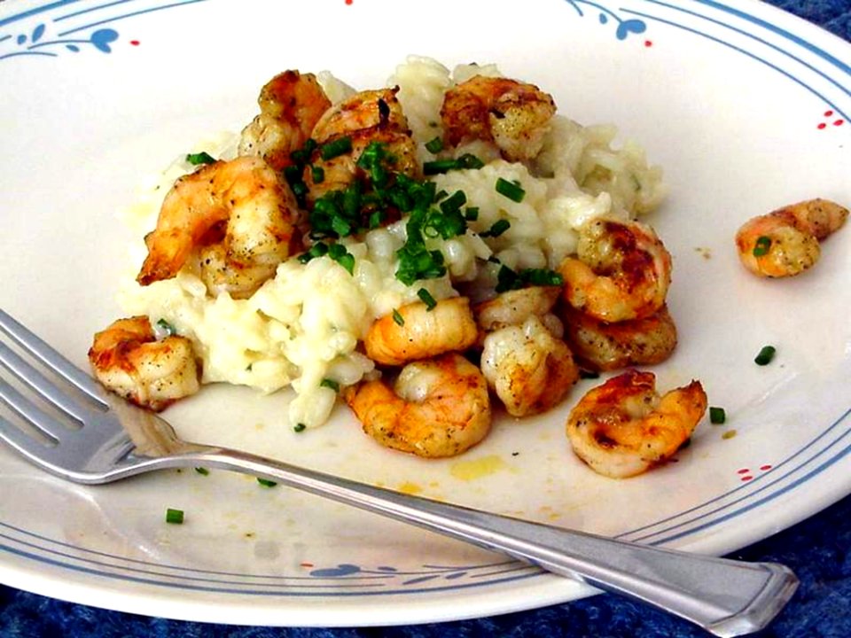Shrimp With Rosotto