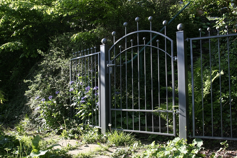 Garden gate garden fence