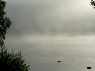 Morning Mist Over Lake 2