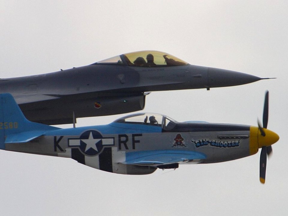 Old And New Air Fighters