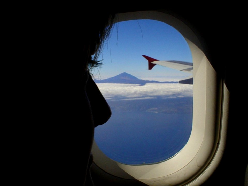 Mountain Through Window