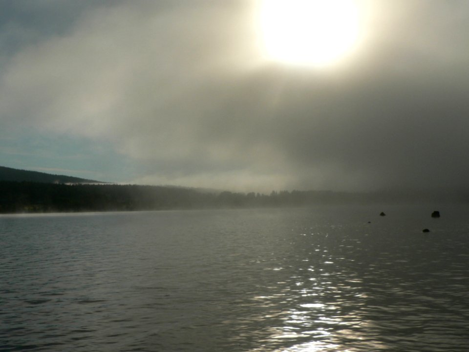Mist Over Lake