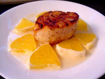 Meat Orange Plate