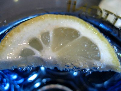 Lemon In Glass photo