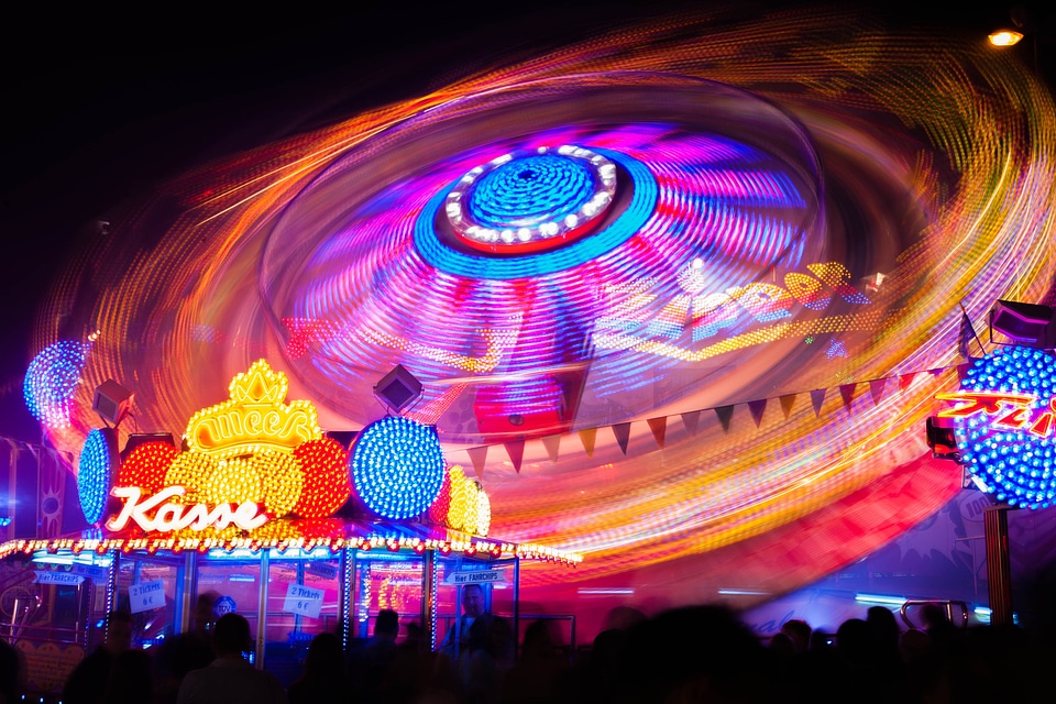 Fun hustle and bustle long exposure