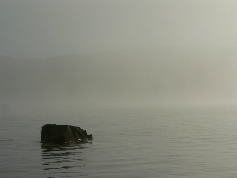 Lake Rock In Morning Mist 3