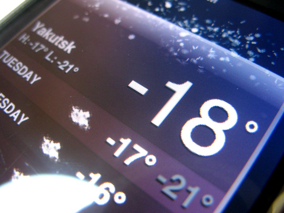 Iphone Weather Cold