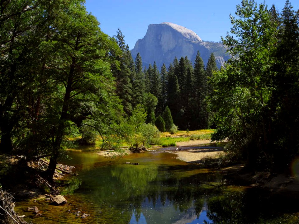 Half Dome From Sentinal Bridge