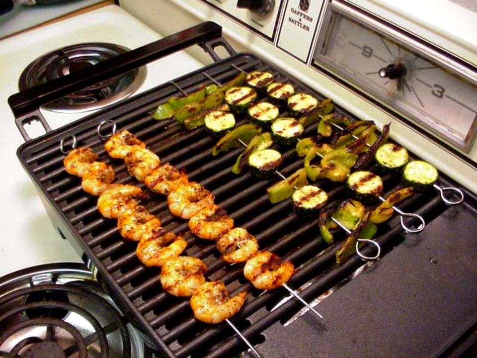 Grilled Cajon Shrimp