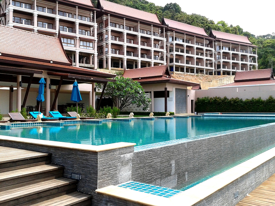 Vacation pool tourism