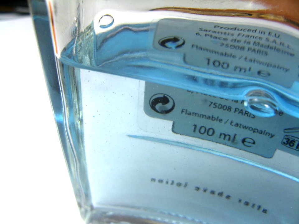 Glass Detail With Bubbles