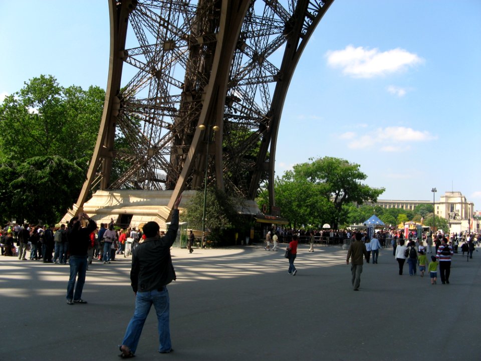 Eiffel Tower And People