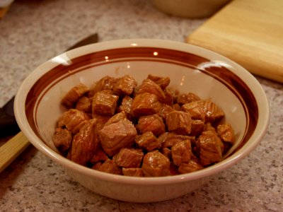 Cooked Stew Meat