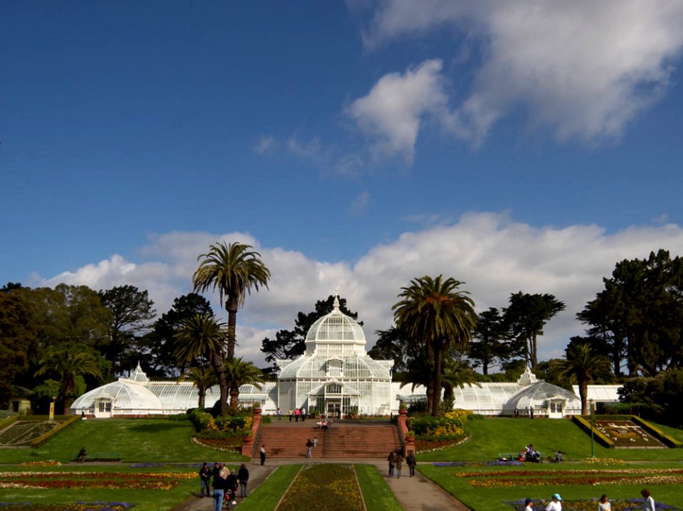 Conservatory Of Flowers In San Francisco